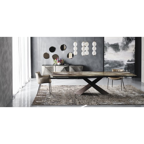Cat. Tyron Crystalart Drive étkezőasztal